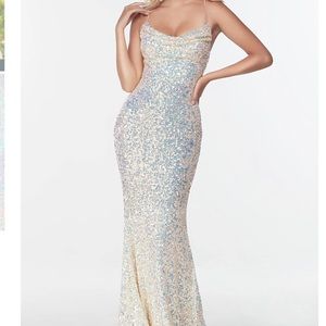 Sequence Long gown/prom dress it’s perfect for prom or for any fancy events
